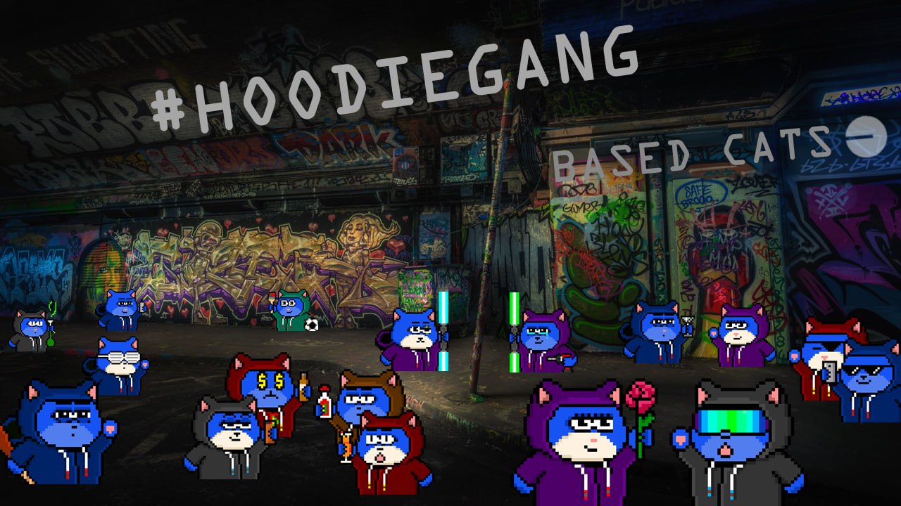 Based Cats Hoodie Gang
